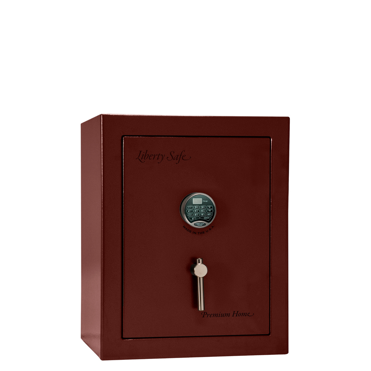 Premium Home Series | Level 7 Security | 2 Hour Fire Protection | 08 | Dimensions: 29.75&quot;(H) x 24.5&quot;(W) x 19&quot;(D) | Burgundy Marble - Closed Door